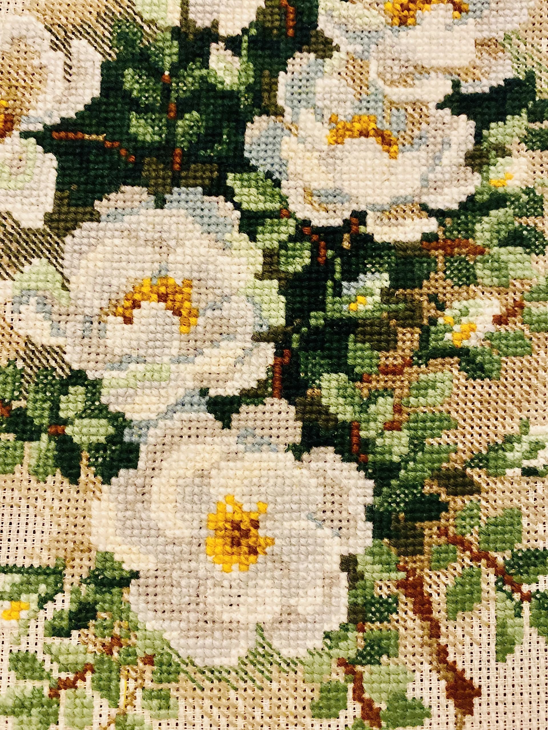 Ultimate Floral CROSS STITCH/クロスステッチ Cross Stitch Pattern Modern Floral Abstract, Modern Flowers